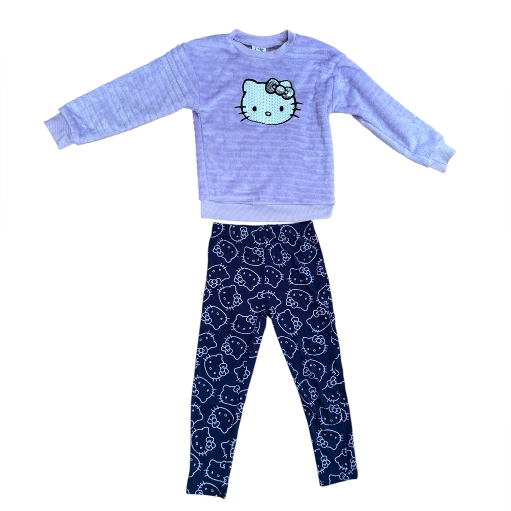 EUC Girls hello kitty set. 5/6
